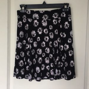 Sunflower black mini skirt